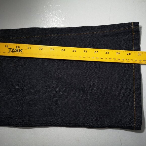 DKNY SOHO Jeans Ladies Size 10S Dark Wash Slight Flare Blue Jeans - Picture 15 of 15